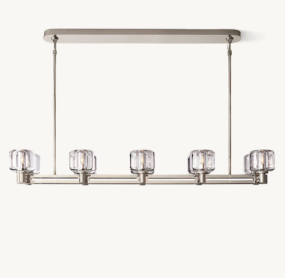 DEMARET DOUBLE LINEAR CHANDELIER 54