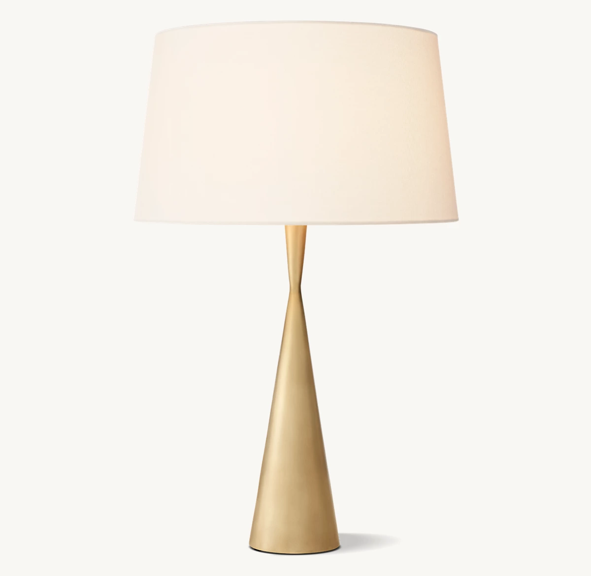 Noemi Slope Shade Table Lamp - Lacquered Burnished Brass