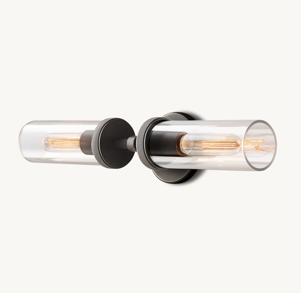 LAMBETH KNURLED LINEAR SCONCE - Image 1