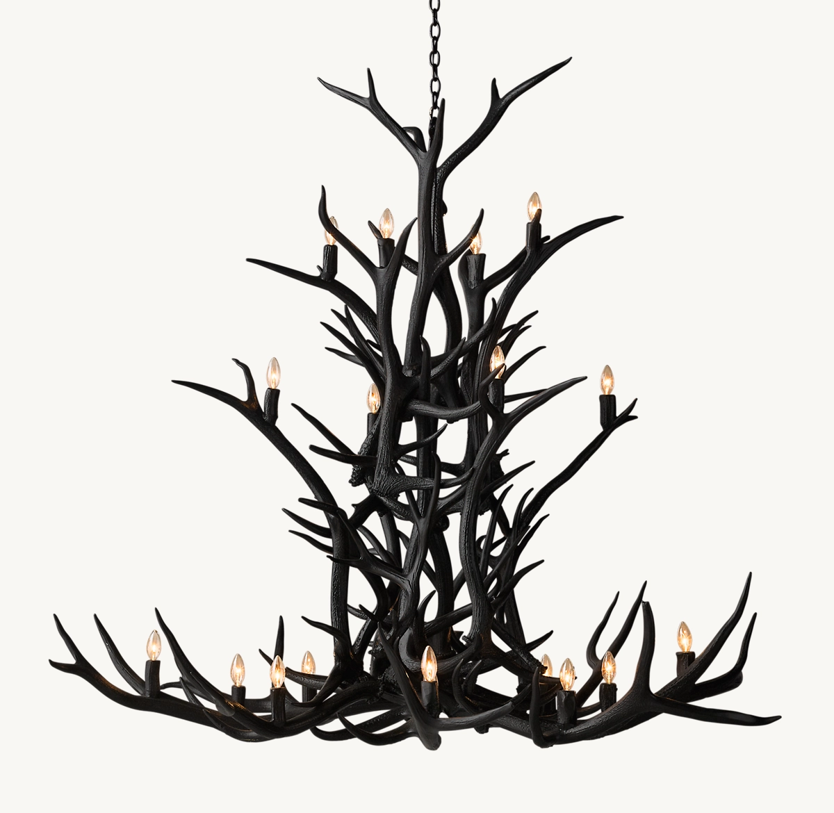 NATURAL ANTLER CHANDELIER 66