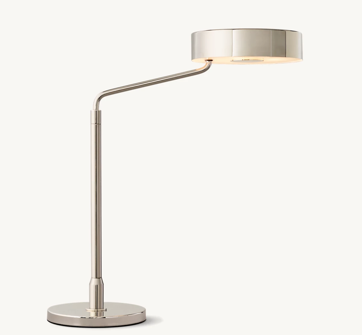 LEVI TASK TABLE LAMP - Polished Nickel