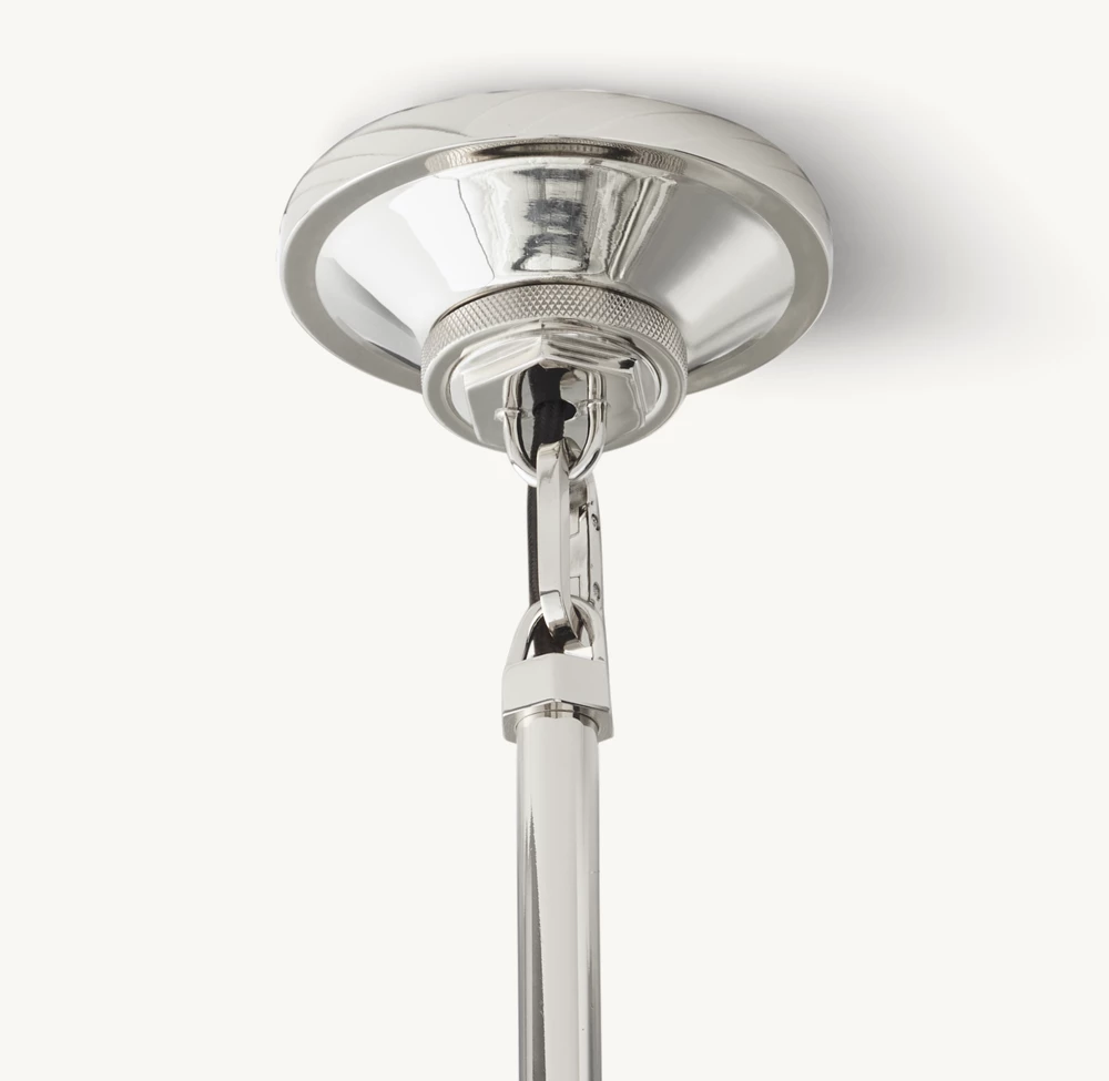 MACHINIST GLASS CYLINDER PENDANT - Image 1