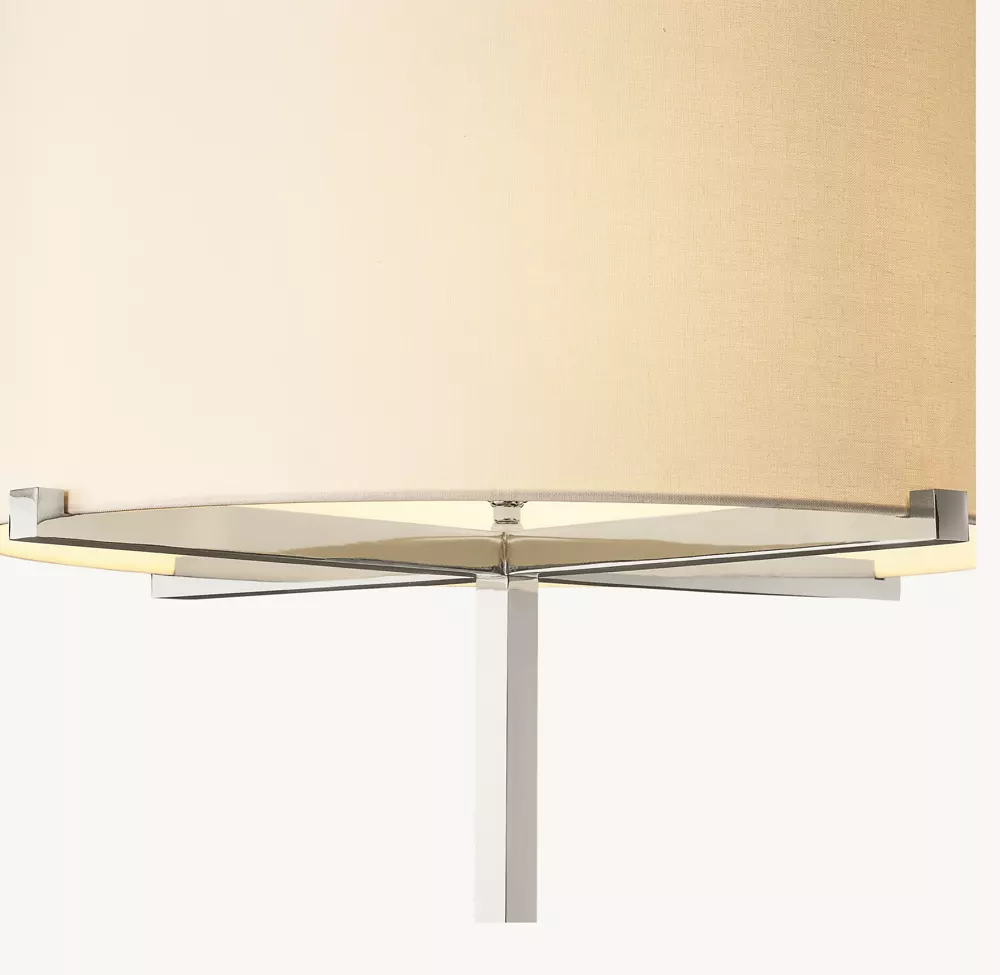 PAUILLAC DRUM SHADE FLOOR LAMP - Image 1