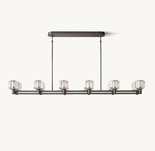 DEMARET DOUBLE LINEAR CHANDELIER 72