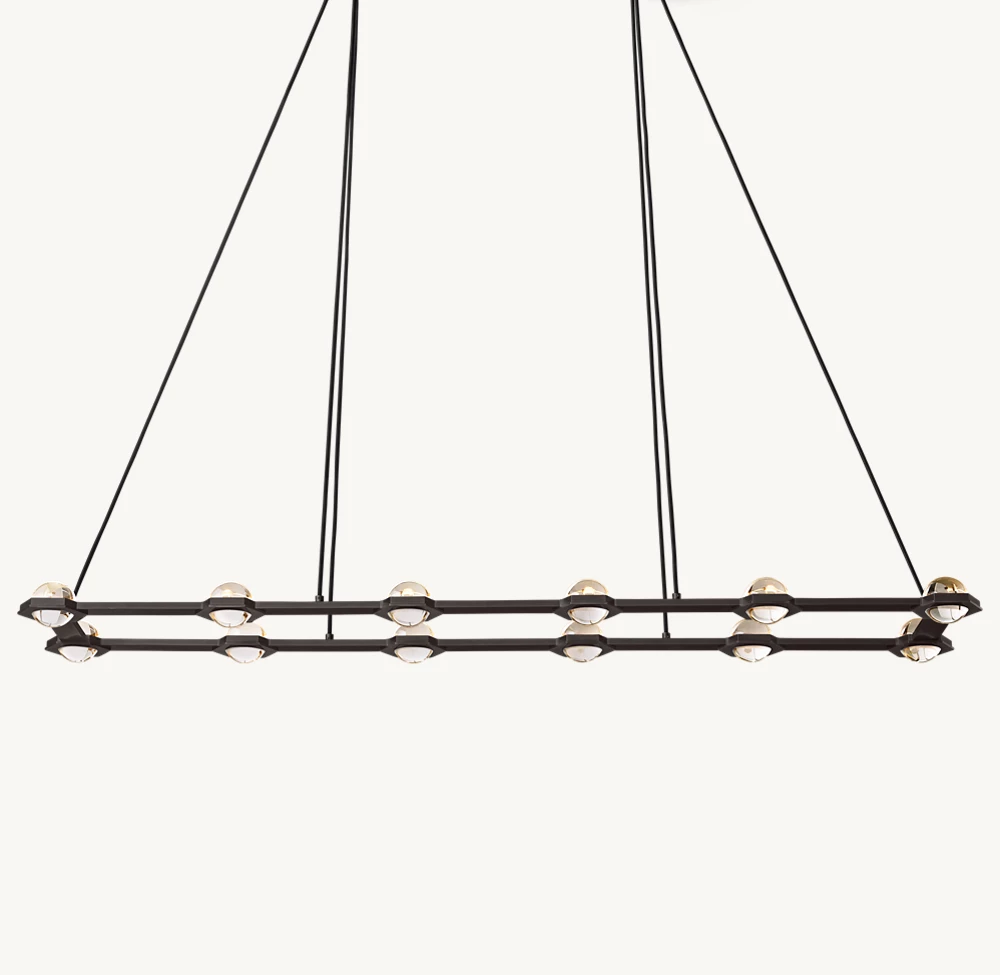 ÉCLATANT RECTANGULAR CHANDELIER 72