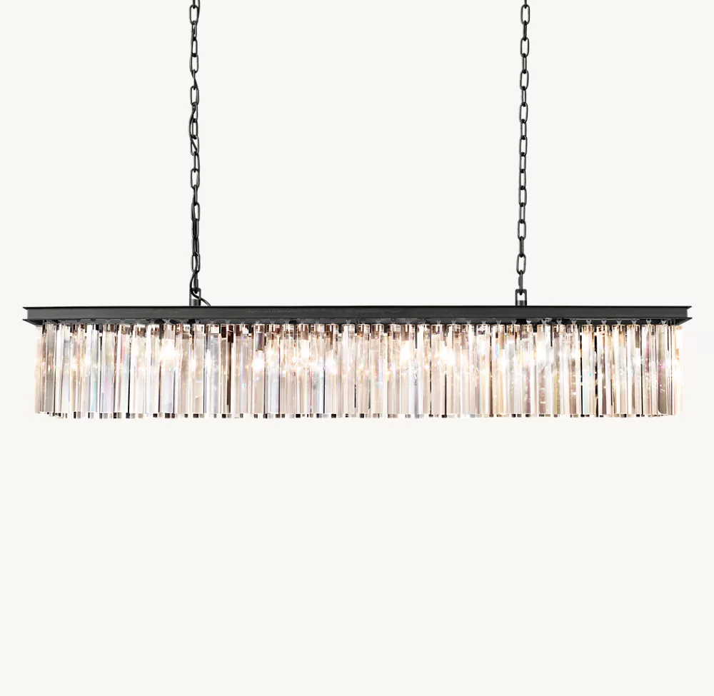 RHYS RECTANGULAR CHANDELIER 60