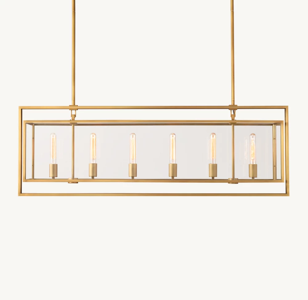 BECKMAN RECTANGULAR CHANDELIER 54