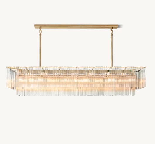 AMADEO RECTANGULAR CHANDELIER 72