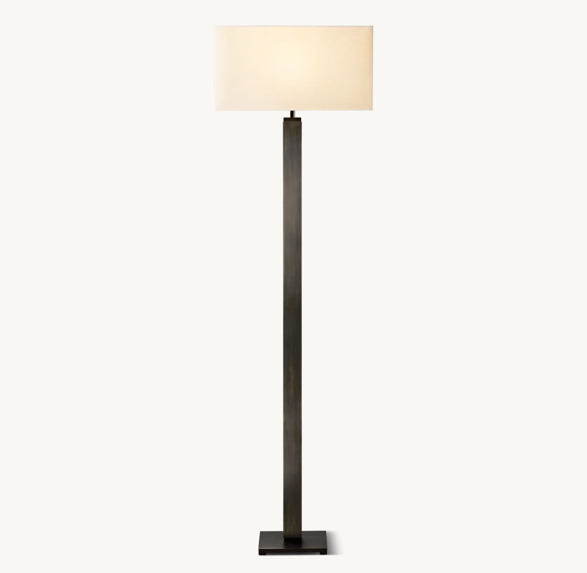 SQUARE COLUMN FLOOR LAMP - Bronze