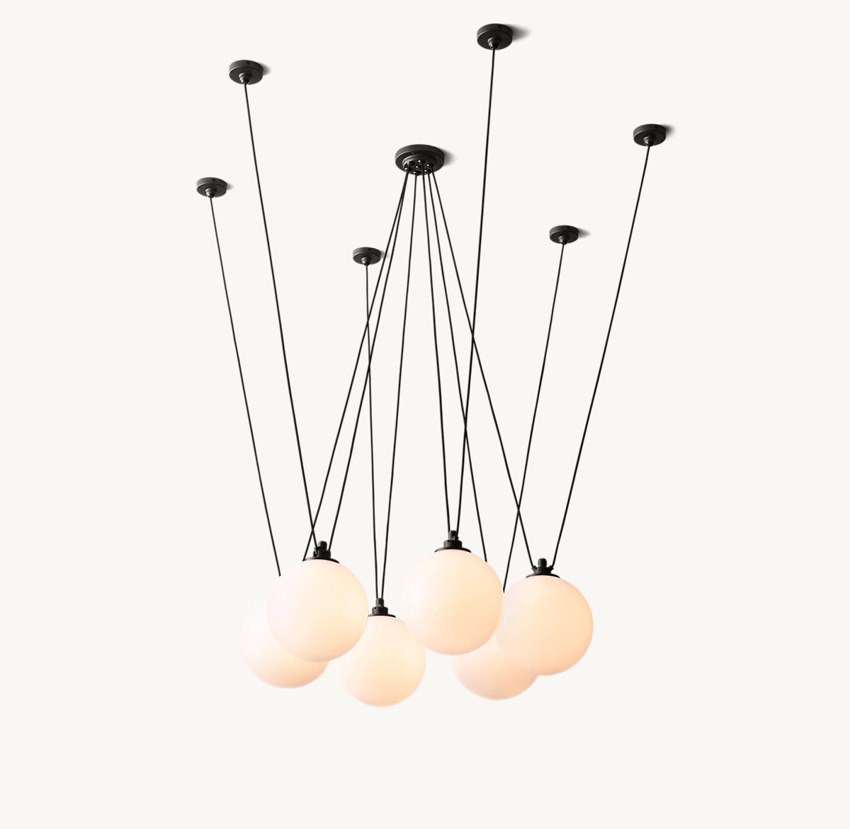 LES ACROBATES DE GRAS CHANDELIER - Black