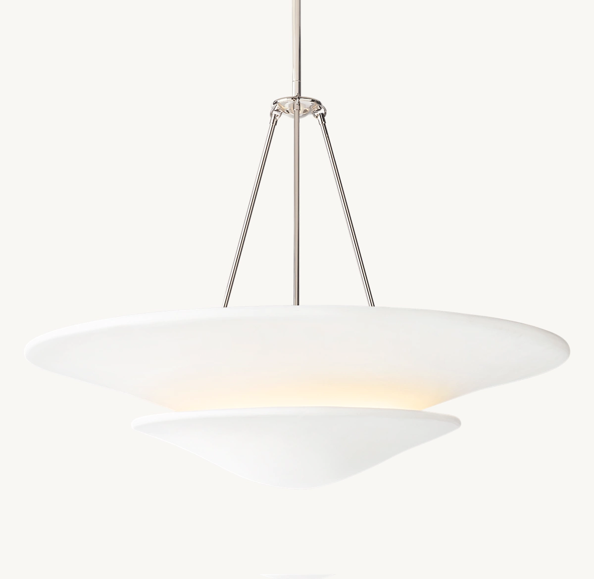 FIORI CHAIN PENDANT - Polished Nickel