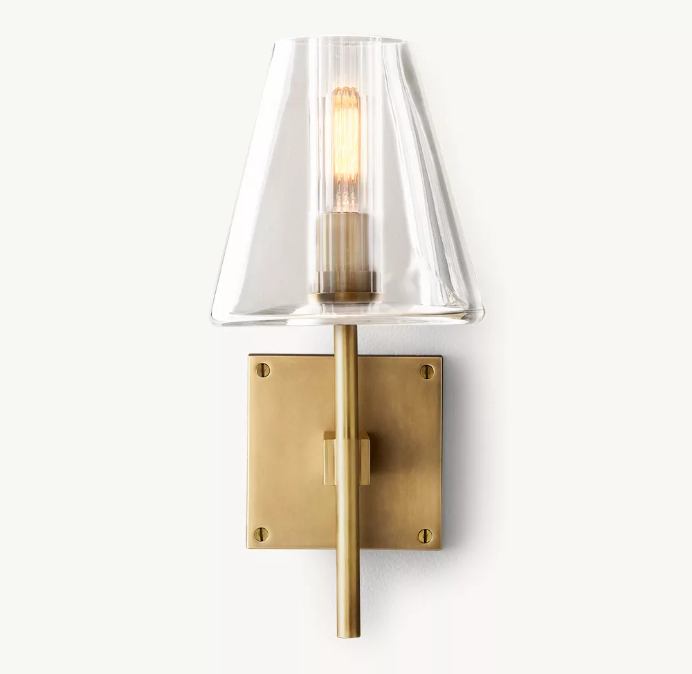 FULHAM GLASS SHADE SCONCE - Image 2