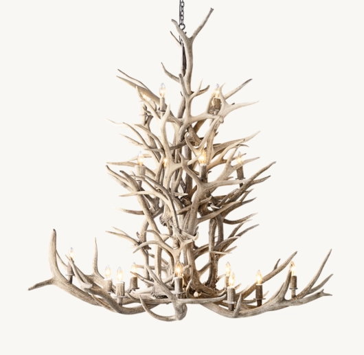 NATURAL ANTLER CHANDELIER 66