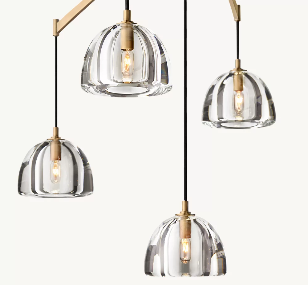 HEMISPHERE LINEAR CHANDELIER 72