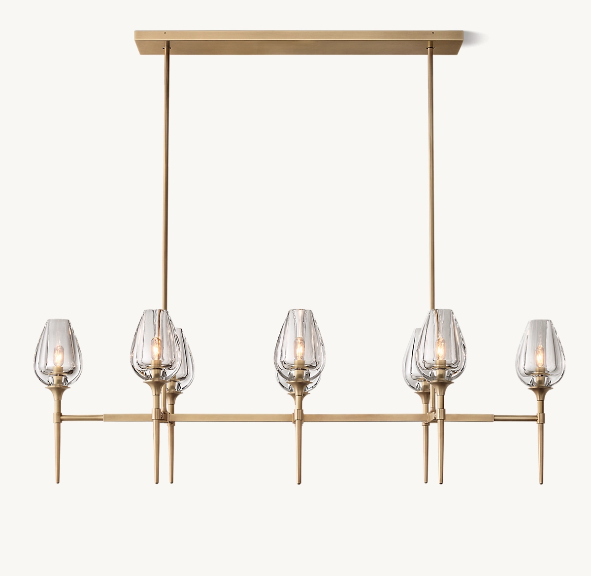 TULIP LINEAR CHANDELIER 52