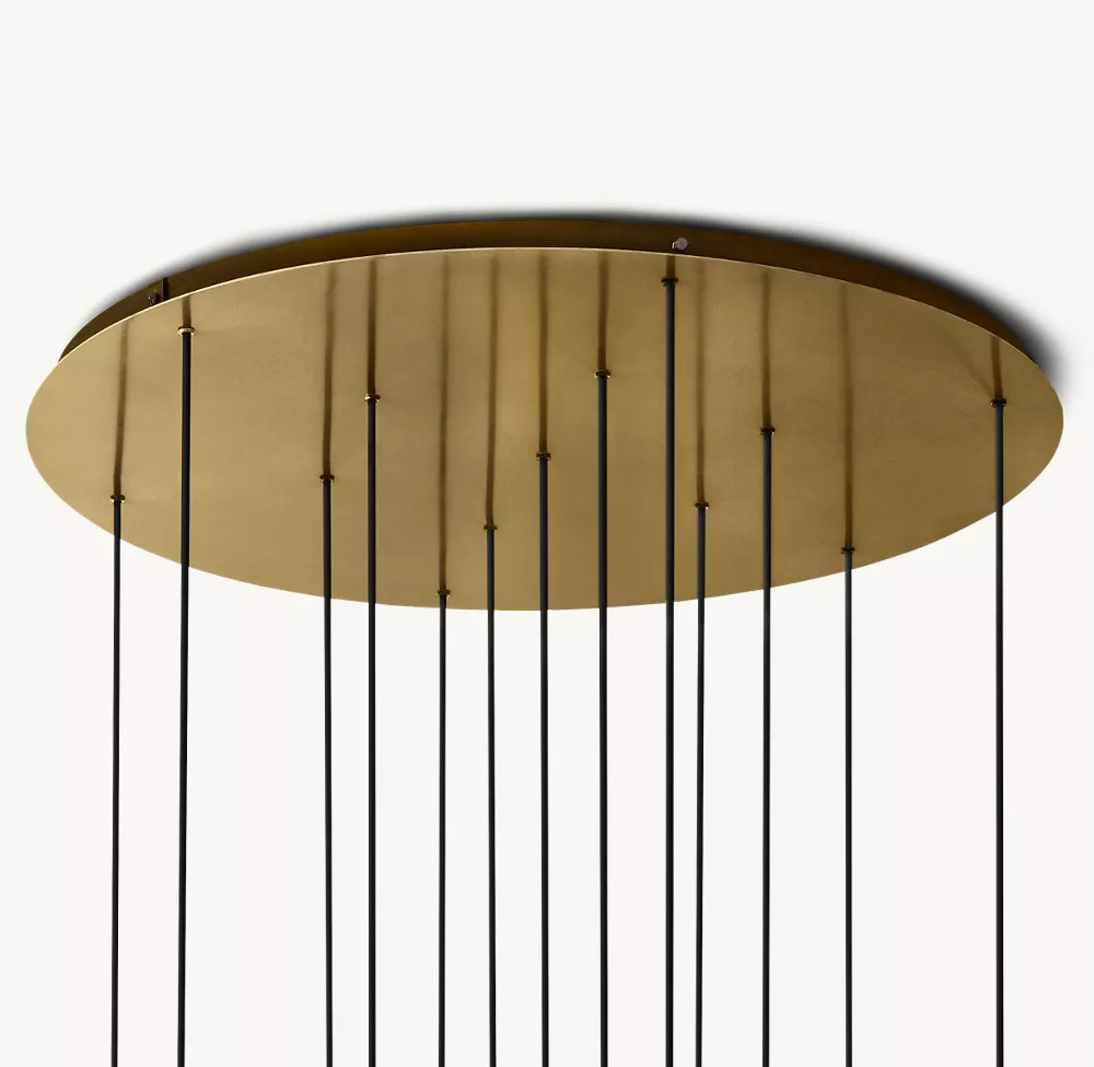 GLASS GLOBE MOBILE CLUSTER CHANDELIER 44