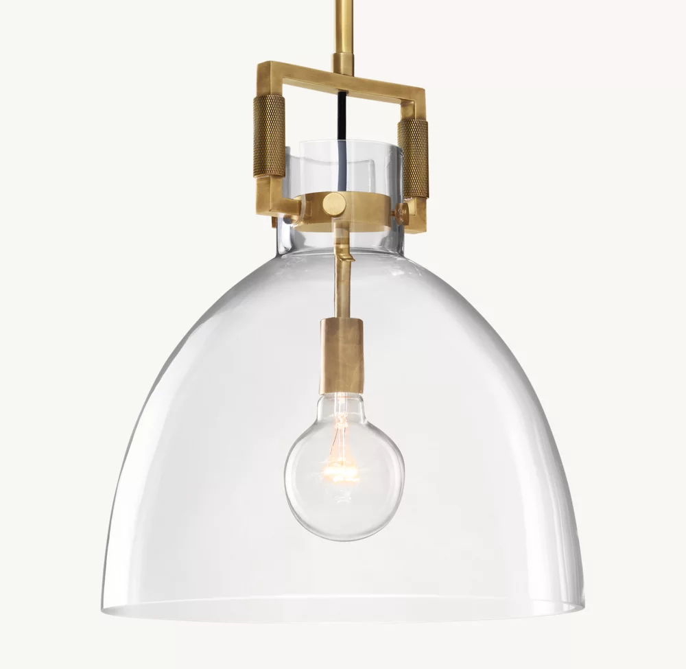 MACHINIST GLASS CLOCHE PENDANT - Image 3