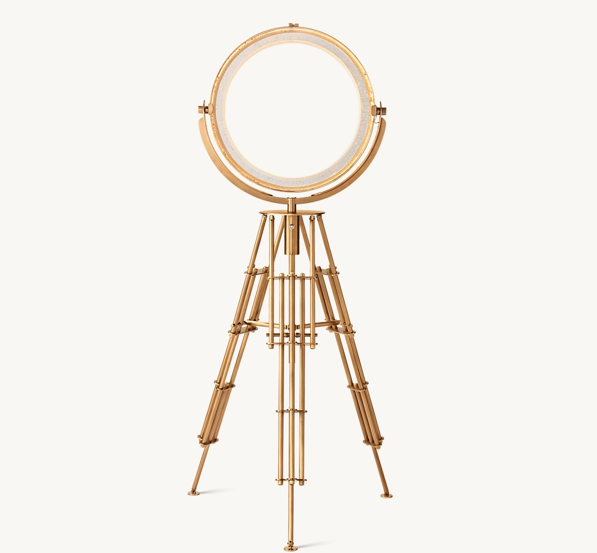 OLYMPIC FLOOR LAMP - Vintage Brass