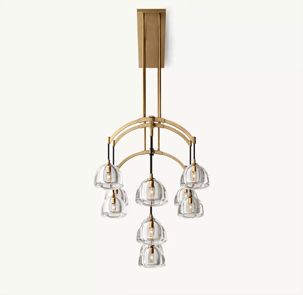 HEMISPHERE LINEAR CHANDELIER 72