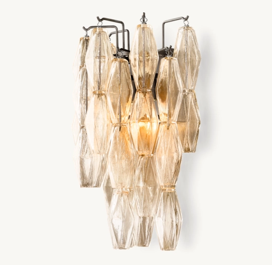 CHIARA CLEAR GLASS SCONCE