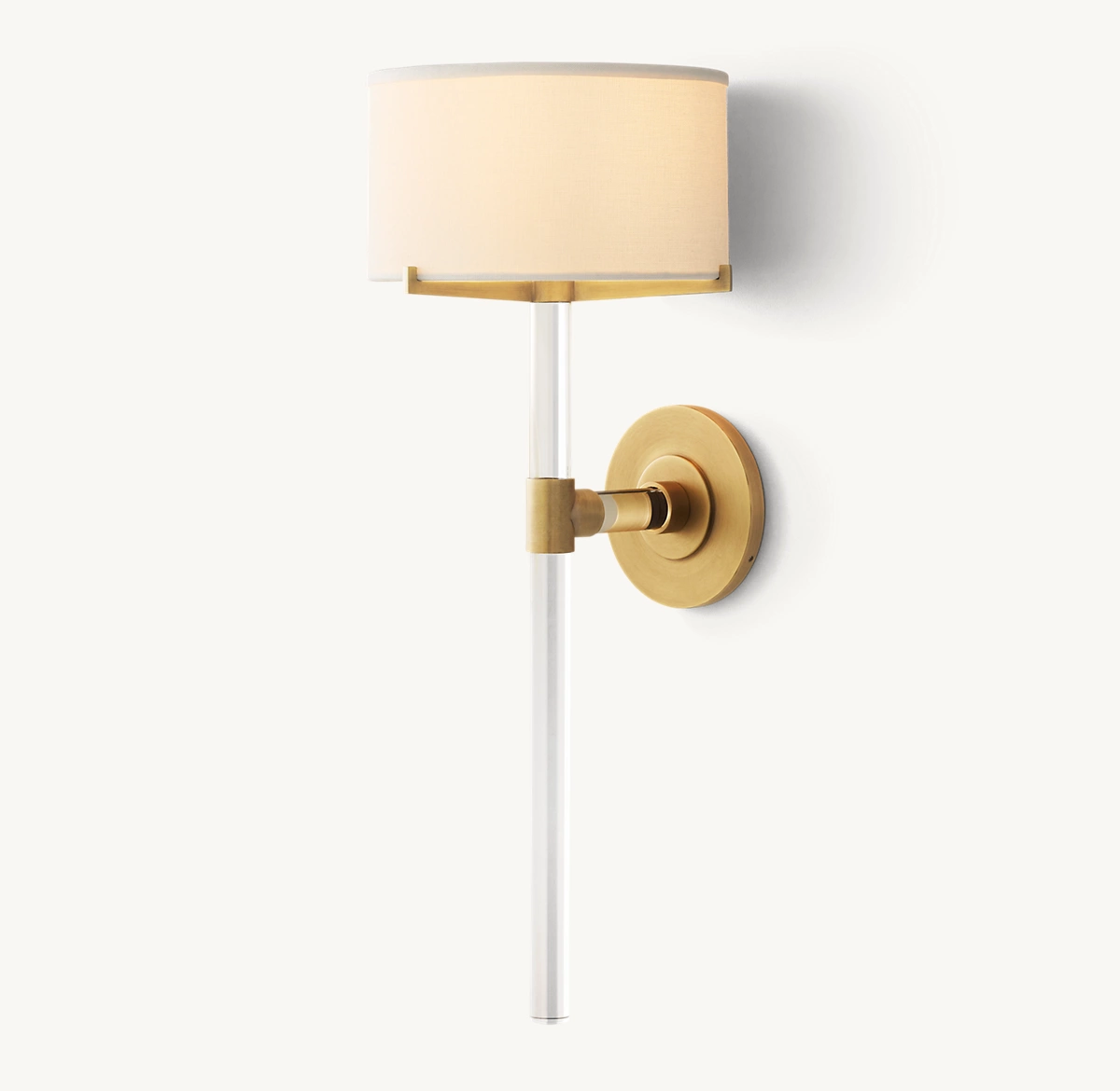 TRUMAN GRAND SCONCE - Lacquered Burnished Brass