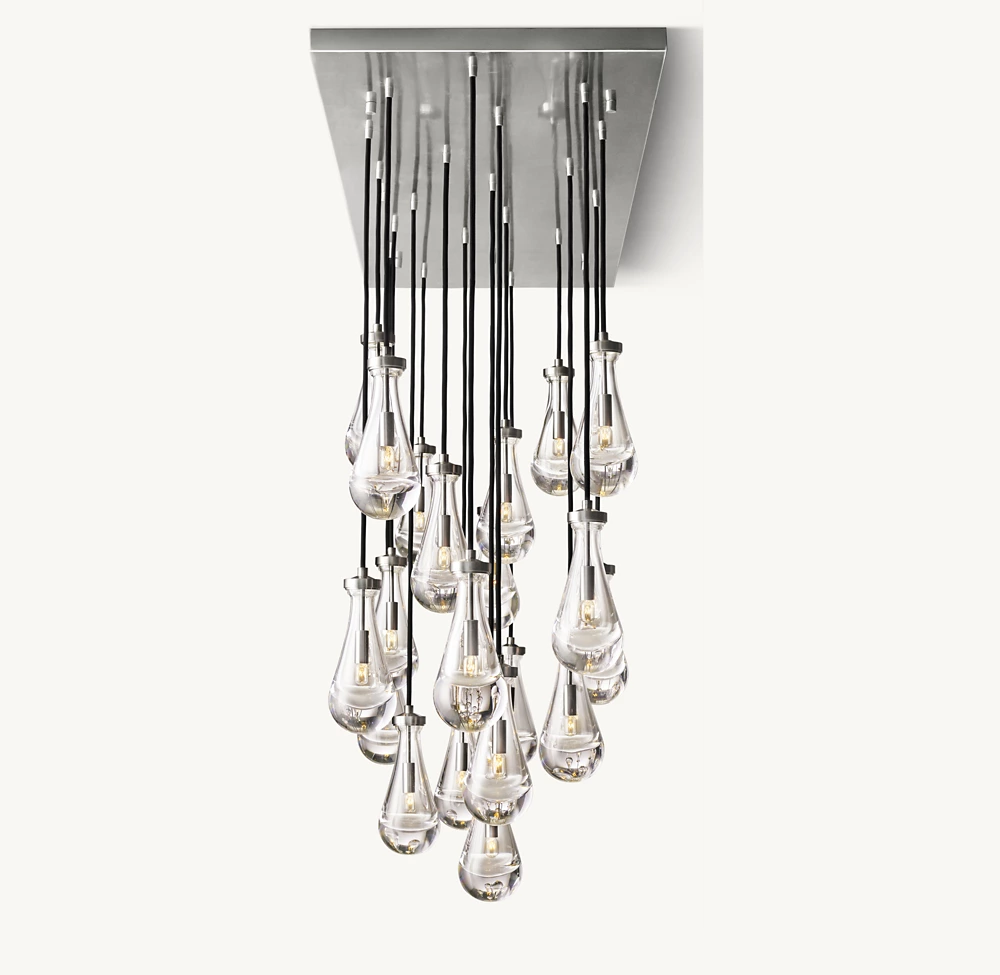 RAIN RECTANGULAR CHANDELIER 72