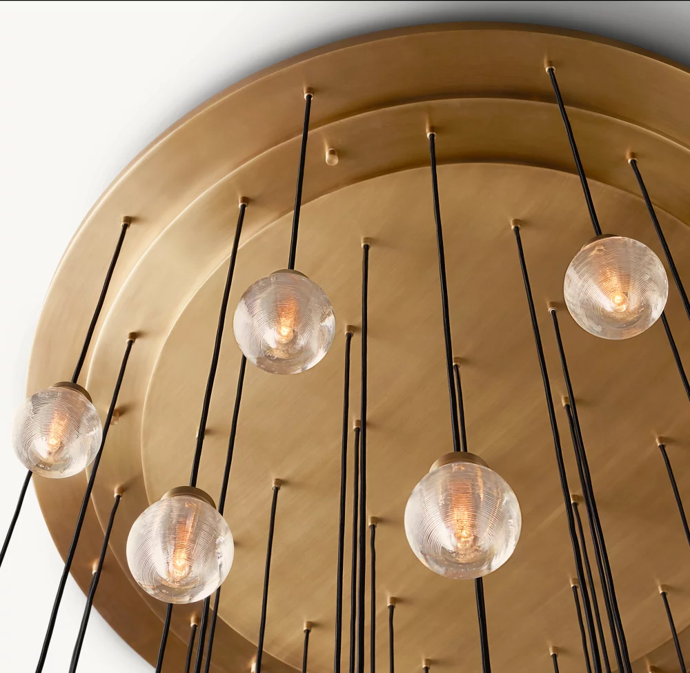 PEARL ROUND CHANDELIER 60