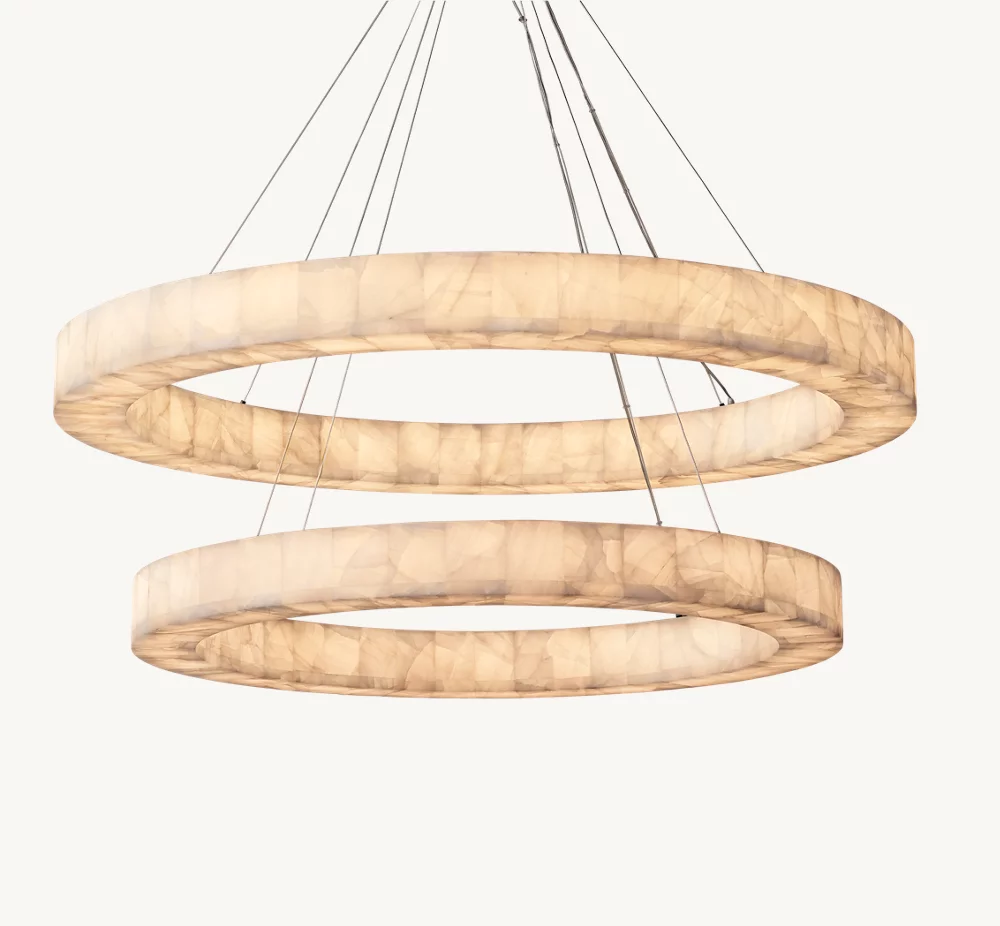 RIVAGE TWO-TIER ROUND CHANDELIER 60