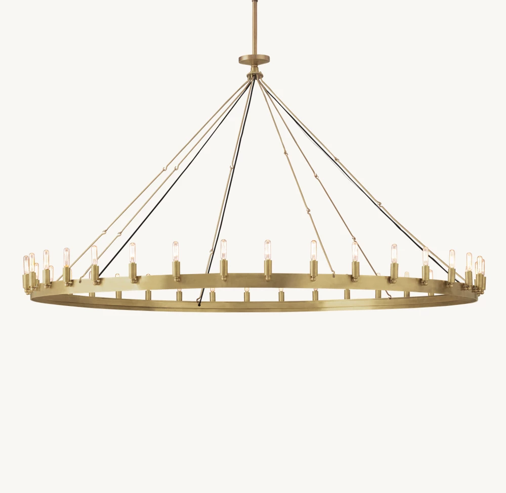 CAMINO VINTAGE FILAMENT ROUND CHANDELIER 73