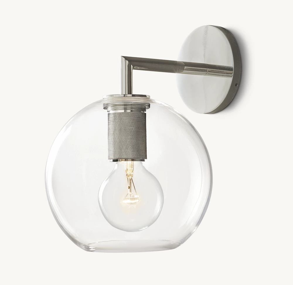 UTILITAIRE GLOBE SHADE SCONCE - Image 4