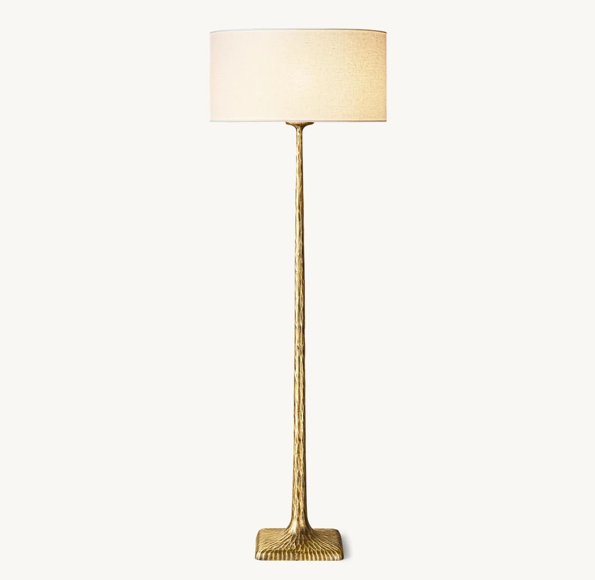 THADDEUS FLOOR LAMP - Forged Brass
