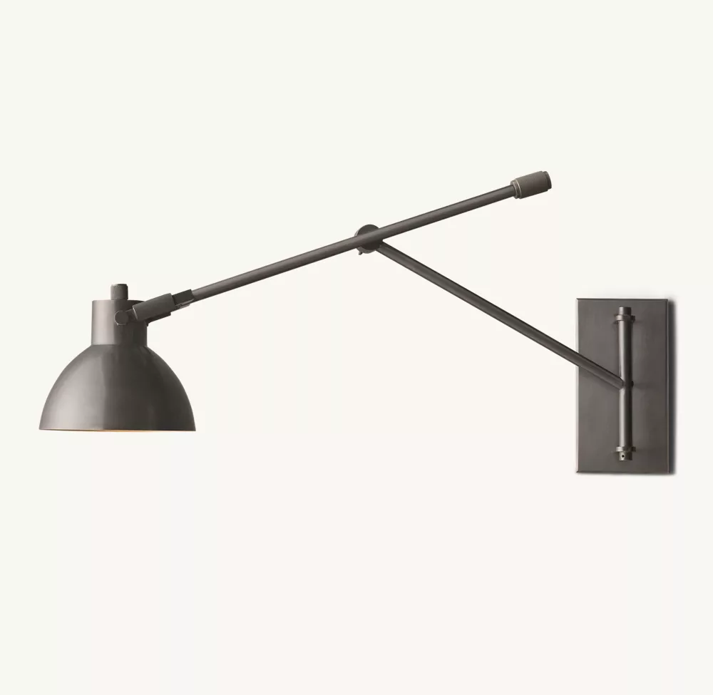 MACHINIST SWING-ARM TASK SCONCE - Image 1