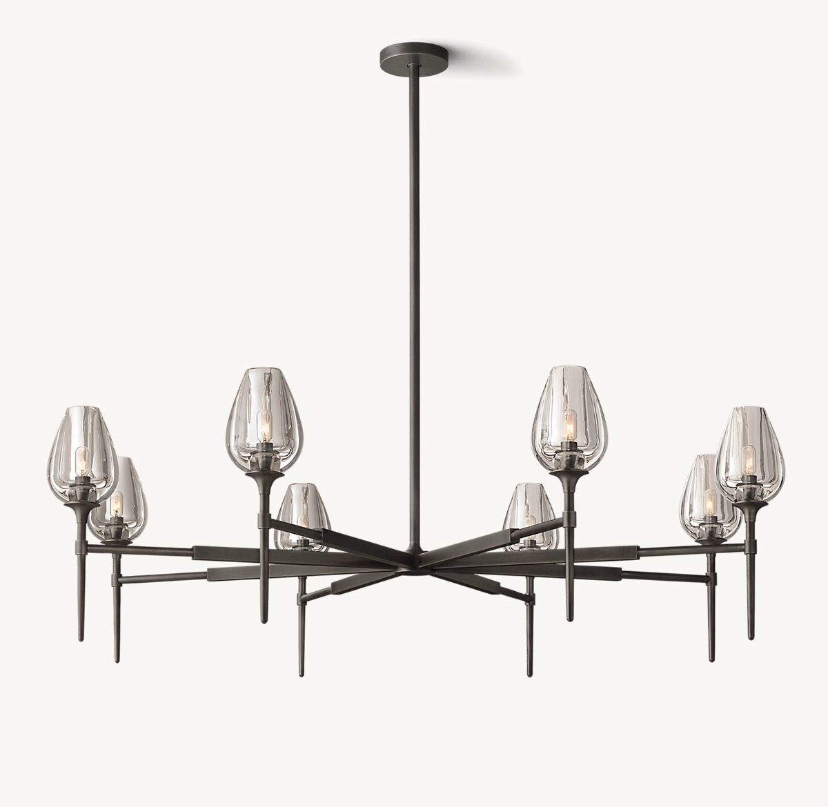 TULIP ROUND CHANDELIER 54