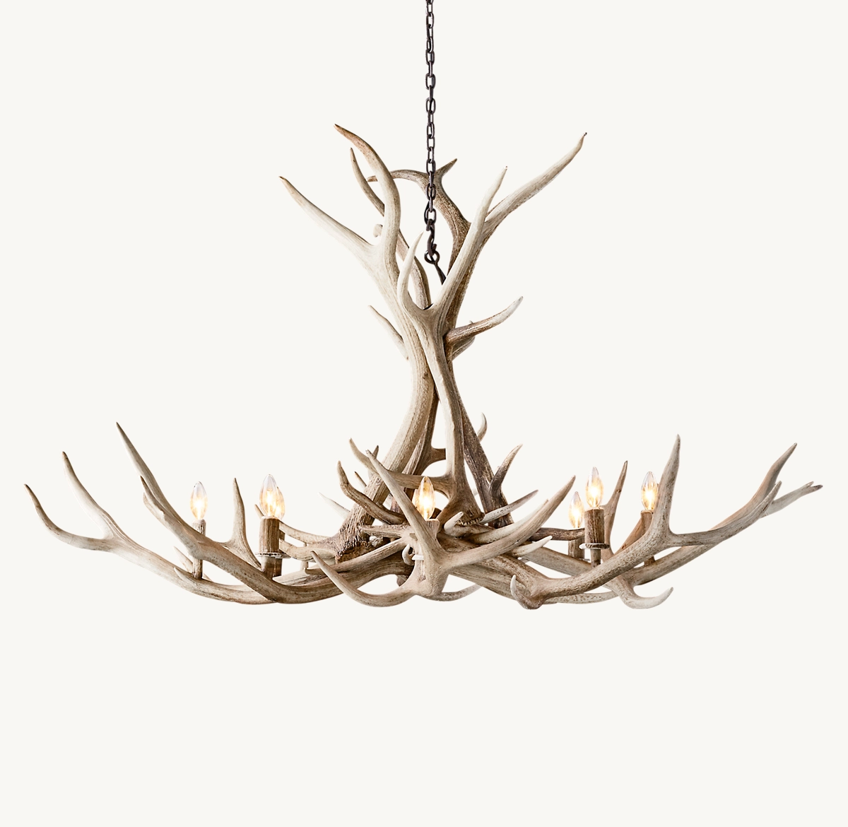 NATURAL ANTLER CHANDELIER 60
