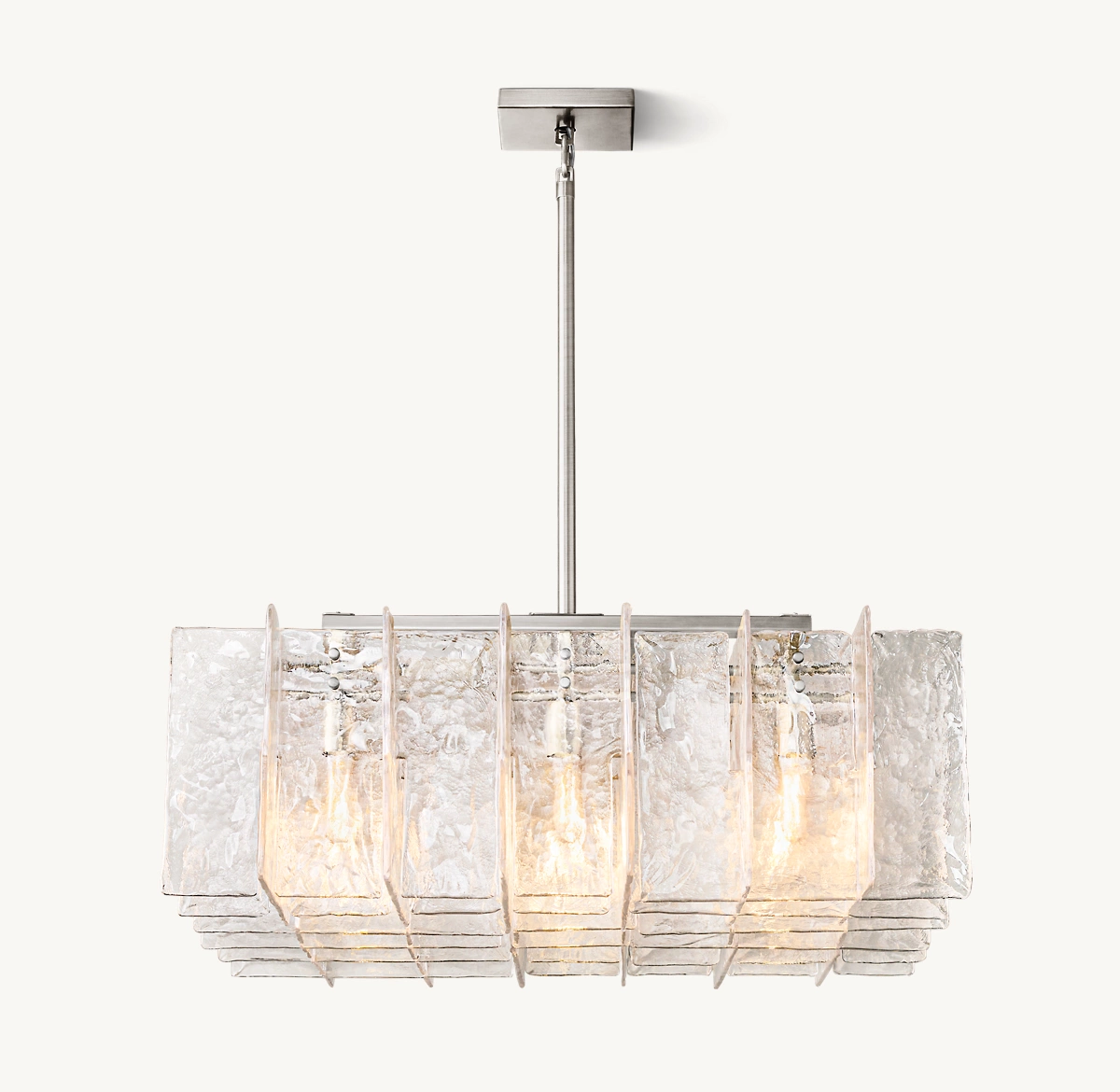 LATTICE SQUARE CHANDELIER 37