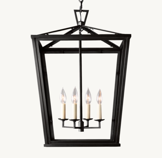 19TH C. ENGLISH OPENWORK OUTDOOR PENDANT