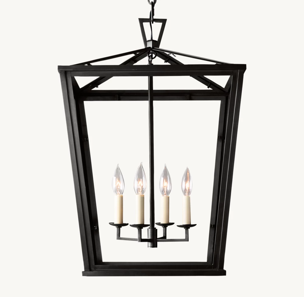 19TH C. ENGLISH OPENWORK OUTDOOR PENDANT - Image 2