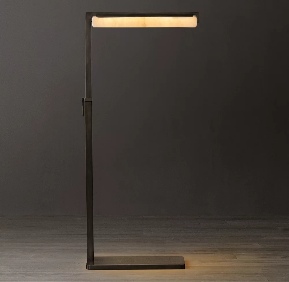 Audubon Alabaster Task Floor Lamp - Image 5