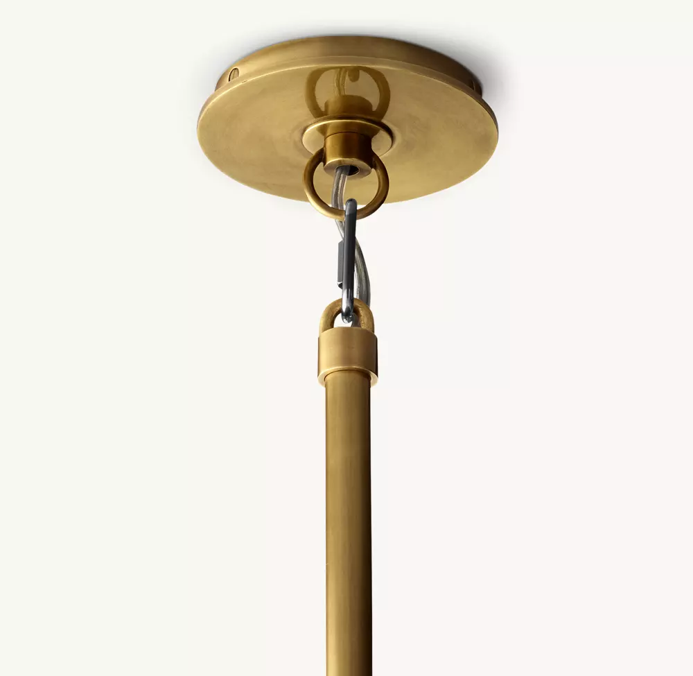 BOULE DE CRISTAL CLEAR GLASS OVAL CHANDELIER 72