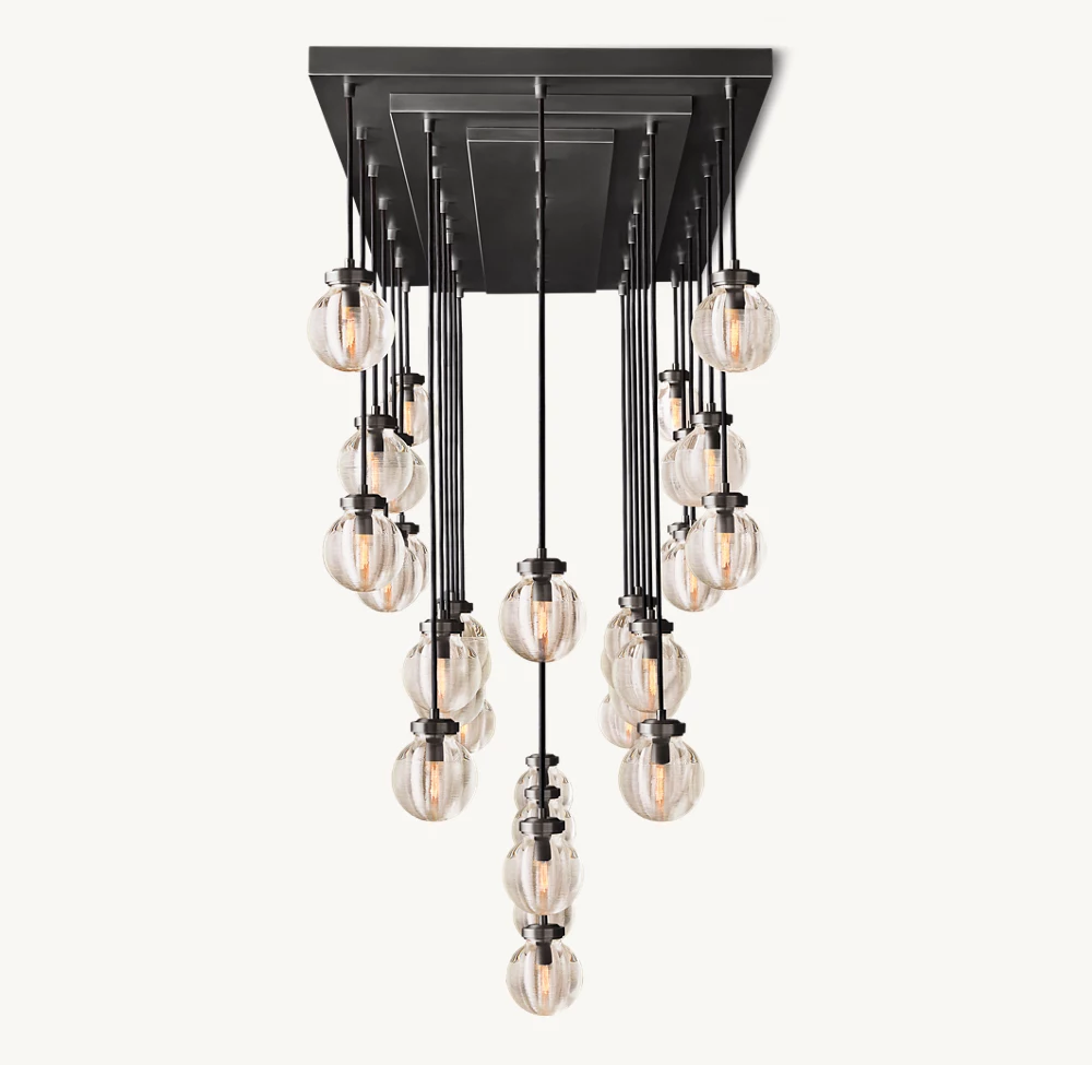 PEARL RECTANGULAR CHANDELIER 72