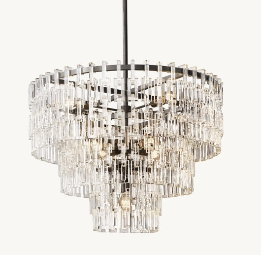 MARIGNAN TIERED ROUND CHANDELIER 36