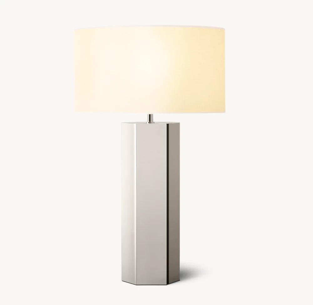SAREZZO METAL HEXAGONAL TABLE LAMP - Image 3