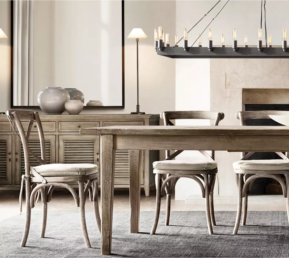 CAMINO VINTAGE FILAMENT RECTANGULAR CHANDELIER 52