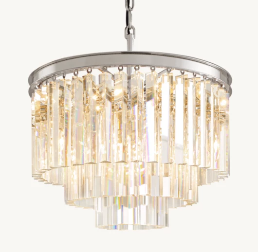 1920S ODEON ROUND CHANDELIER 20