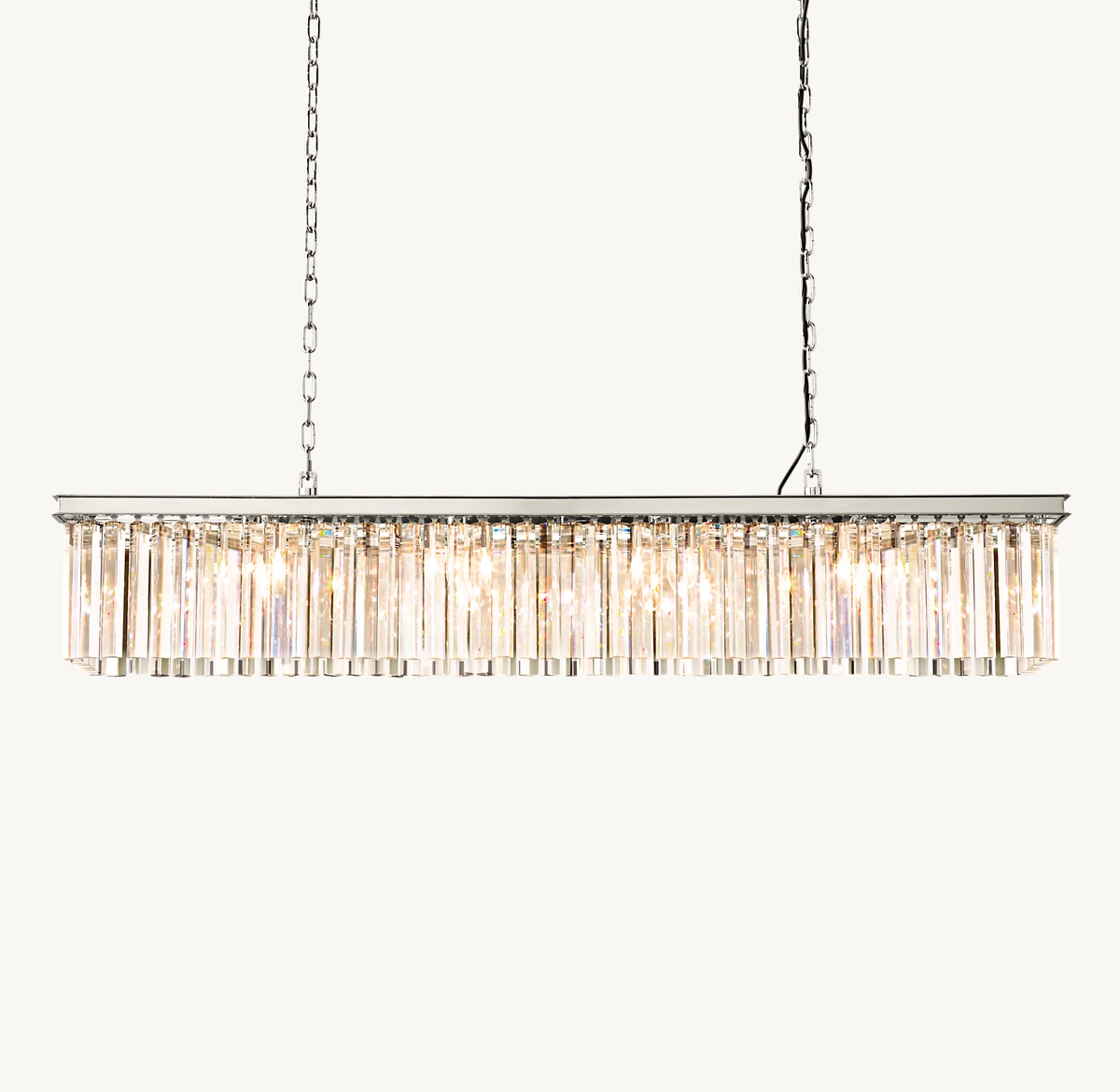 RHYS RECTANGULAR CHANDELIER 60
