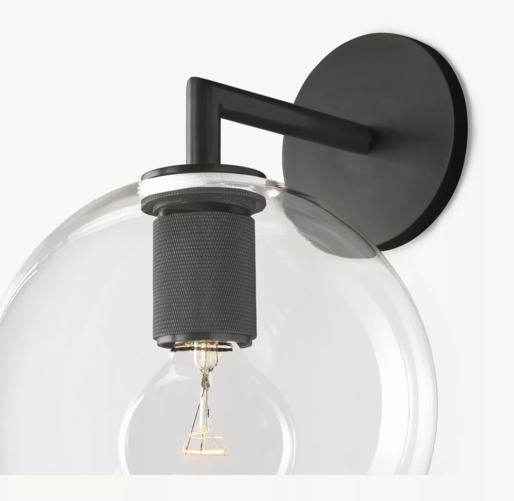 UTILITAIRE GLOBE SHADE SCONCE - Image 1