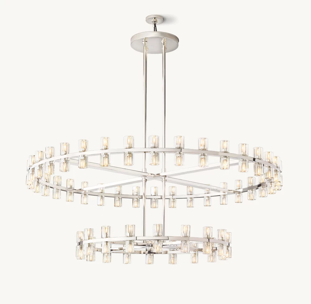 ARCACHON LED ROUND TWO-TIER CHANDELIER 60