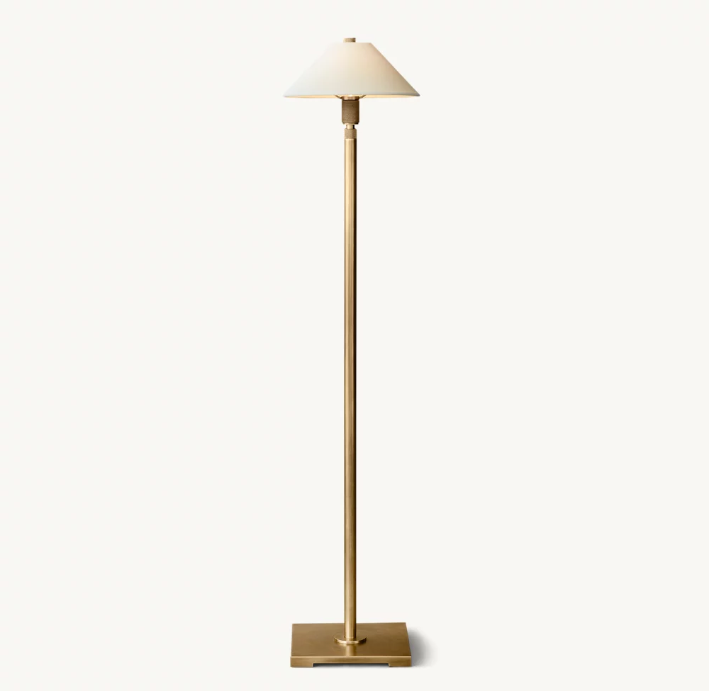 UTILITAIRE LINEN SHADE FLOOR LAMP - Image 1