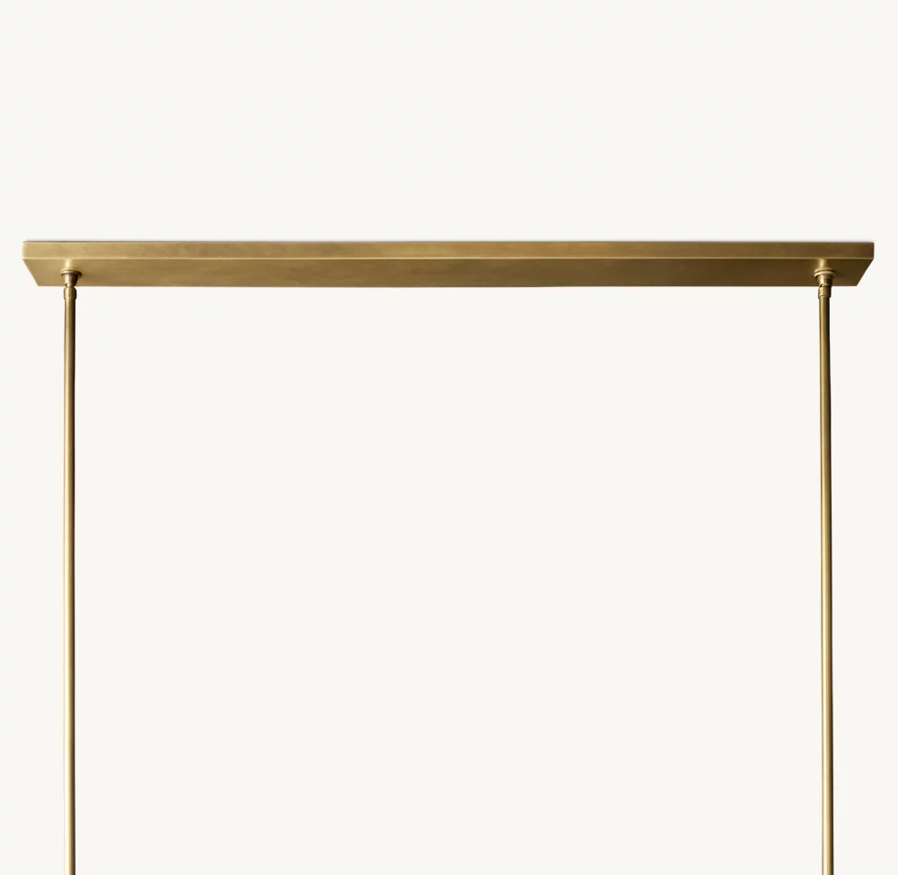 PAUILLAC FABRIC SHADE LINEAR CHANDELIER 49