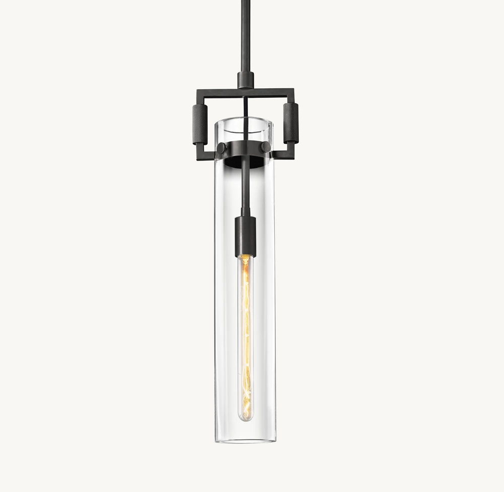 MACHINIST GLASS CYLINDER PENDANT - Image 7